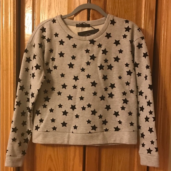Romeo & Juliet Couture Velvet Star Sweatshirt - Picture 3 of 5